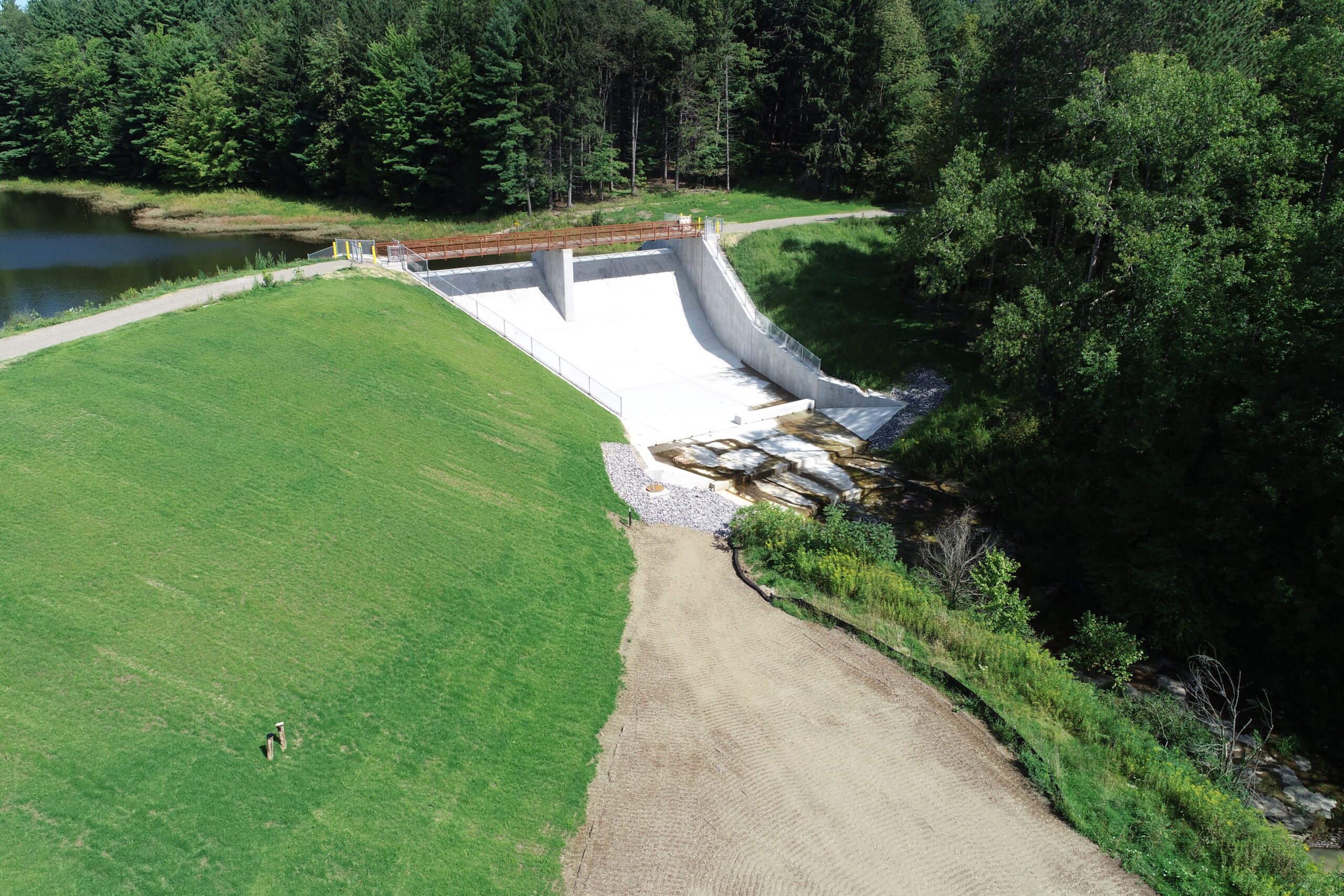 Clear Lake Dam - After Construction Drone