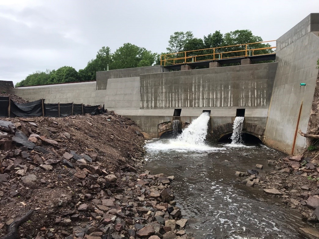 Waste Weir After Construction